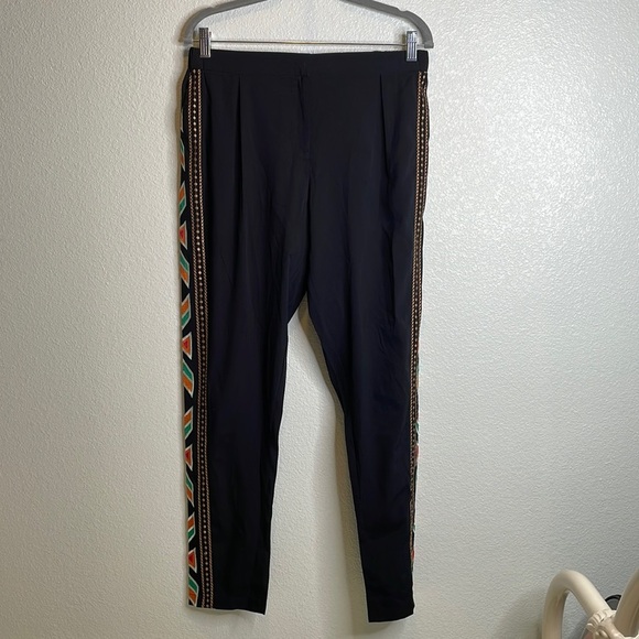 Chloe Oliver Revolve embroidered boho side pocket pants